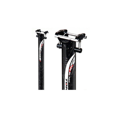 Штырь подседельный мраморный карбон 30.9x350мм, 2 титановых болта, 153г.