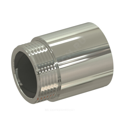 Удлинитель латунь никель Ду 15 (1/2") L=40мм ВР/НР RTP (РосТурПласт) 31799