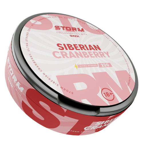 STORM BY ШОК NEW ⚡ SIBERIAN CRANBERRY (220МГ) - СИБИРСКАЯ КЛЮКВА