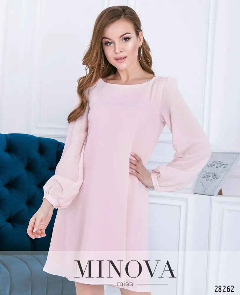 Платье 3110-пудра Minova
