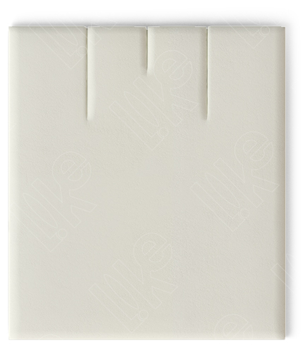 Вкладыш 03/наклонный/для серег/подвески/2 прорези/прорезь для нитки