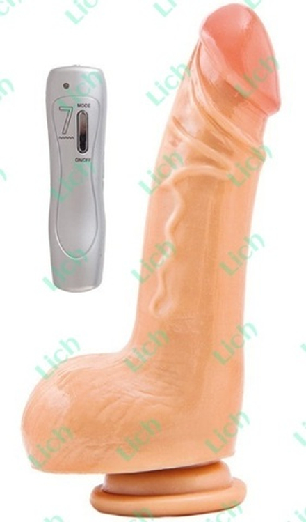 Вибратор RealStick #117 с 7 режимами вибрации, 19 см