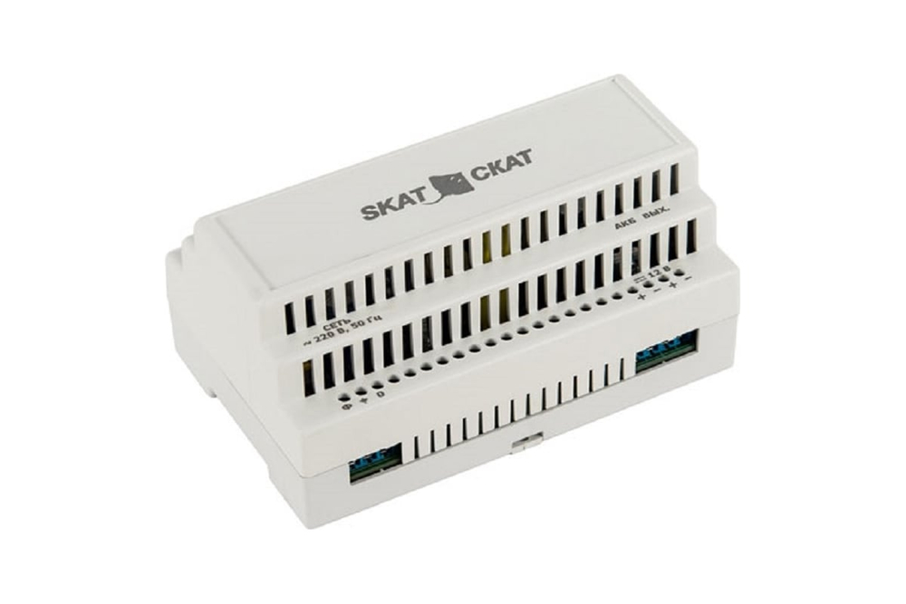 Источник бесперебойного питания SKAT-12-6,0 DIN (СКАТ ИБП-12/6-DIN)