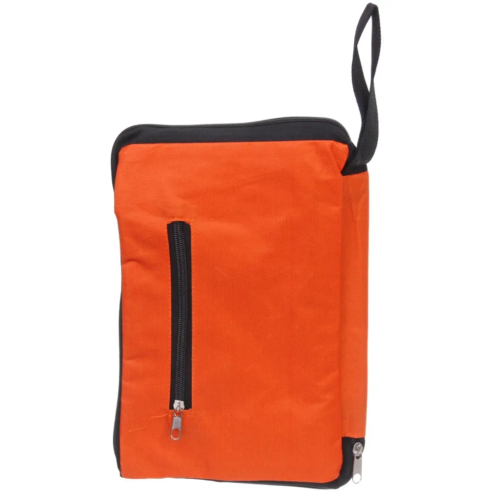 Сумка хозяйственная складная на 2х колёсах оранжевая SYD-024
