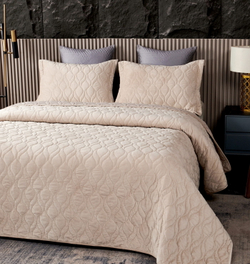 Покрывало 240x280 Sofi De MarkO Нобилис светло-бежевое