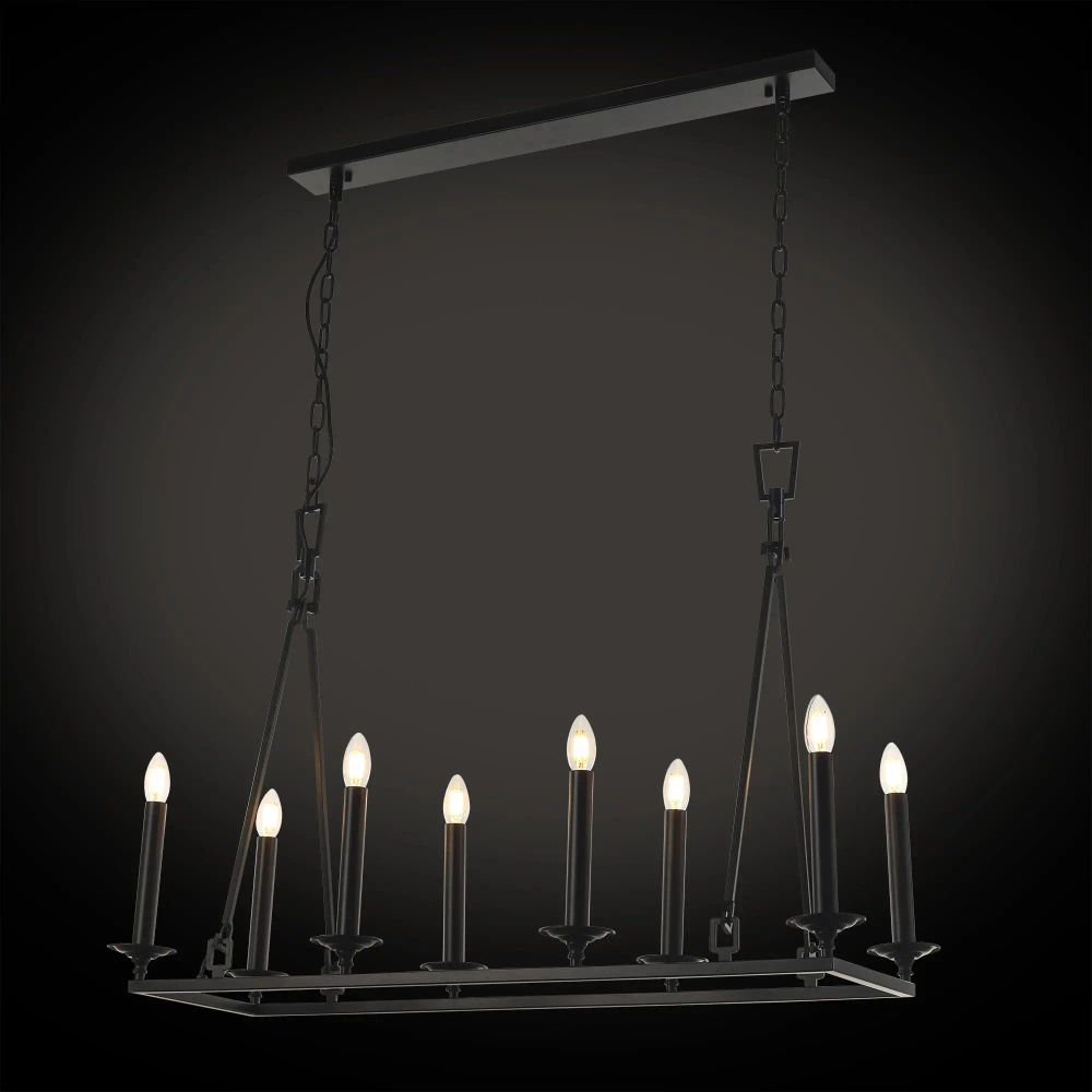 Citilux Маркиз CL471245 Люстра замковая подвесная Чёрная