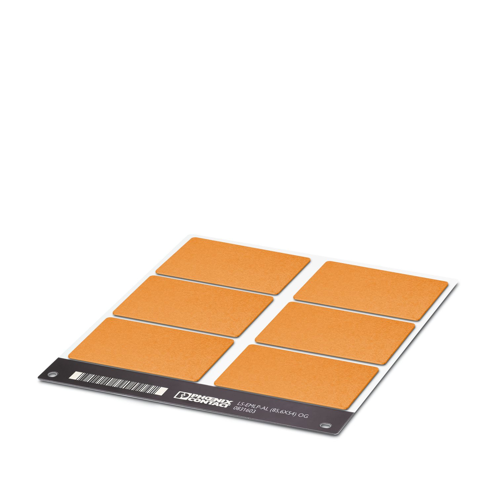 0831889 - LS-EMLP-AL (85,6X54) OG CUS - Маркеры для устройств