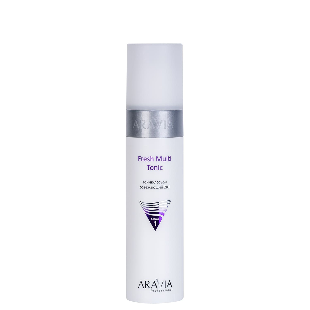 Aravia Professional Тоник-лосьон 2 в 1 для лица Fresh Multi Tonic, освежающий, 250 мл