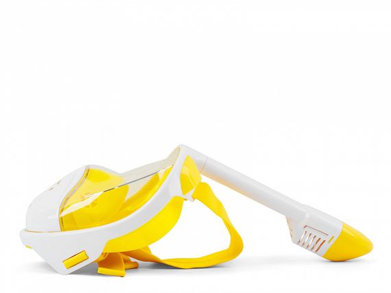 Маска полнолицевая Sargan Планета океан 2.0 белый/желтый