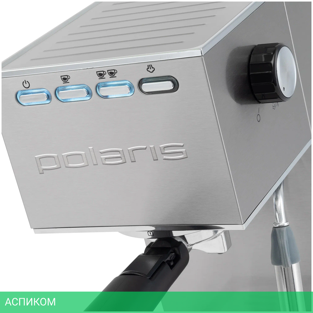 Кофеварка Polaris PCM 1542E Adore Crema нержавеющая сталь