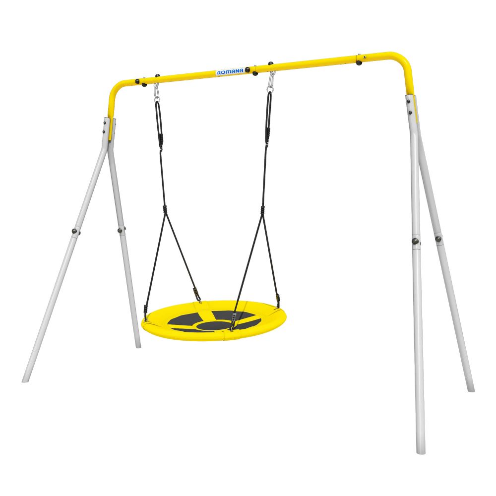 ROMANA Каркас для качелей (желтый/серый) (Качели гнездо 100см)