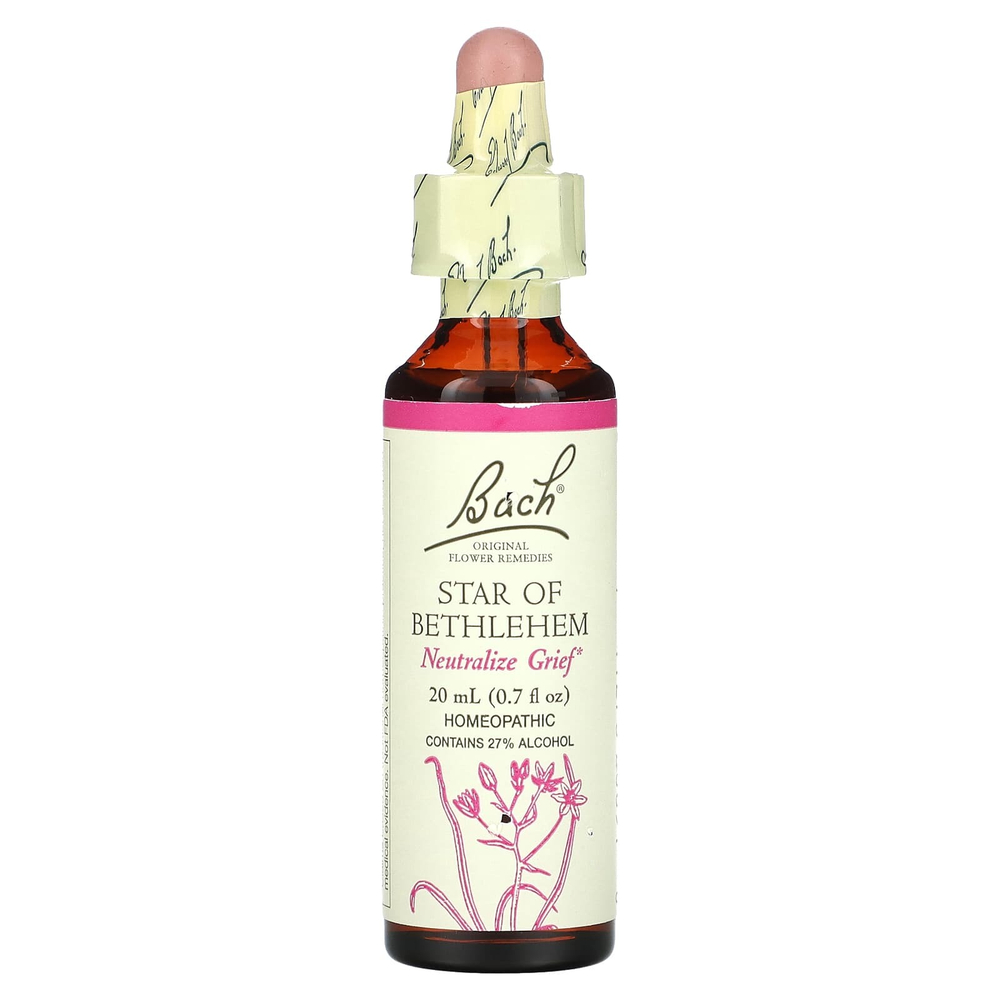 Bach, Original Flower Remedies, Вифлеемская звезда, 20 мл (0,7 жидк. унц.)