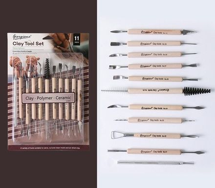 Набор инструментов для лепки 11 предметов Giorgione, в блистере