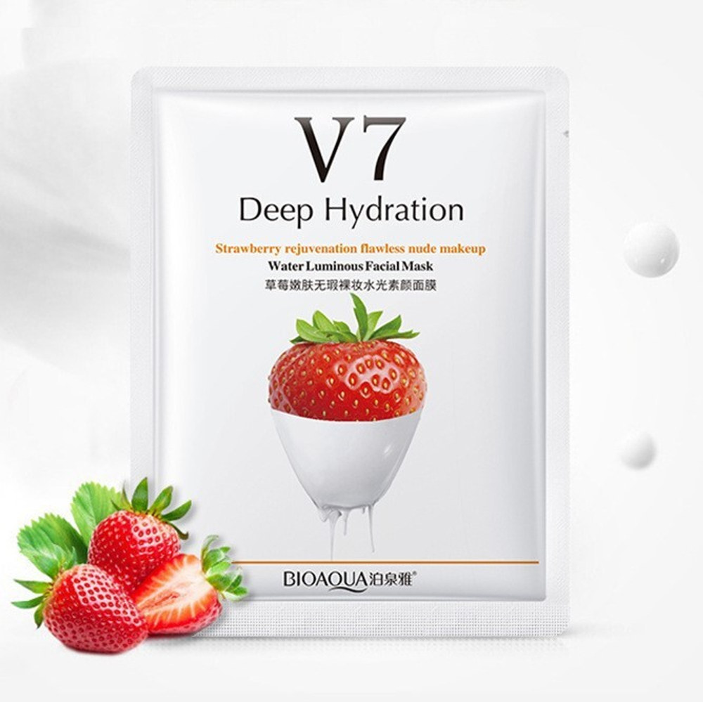 Тканевая маска с клубникой