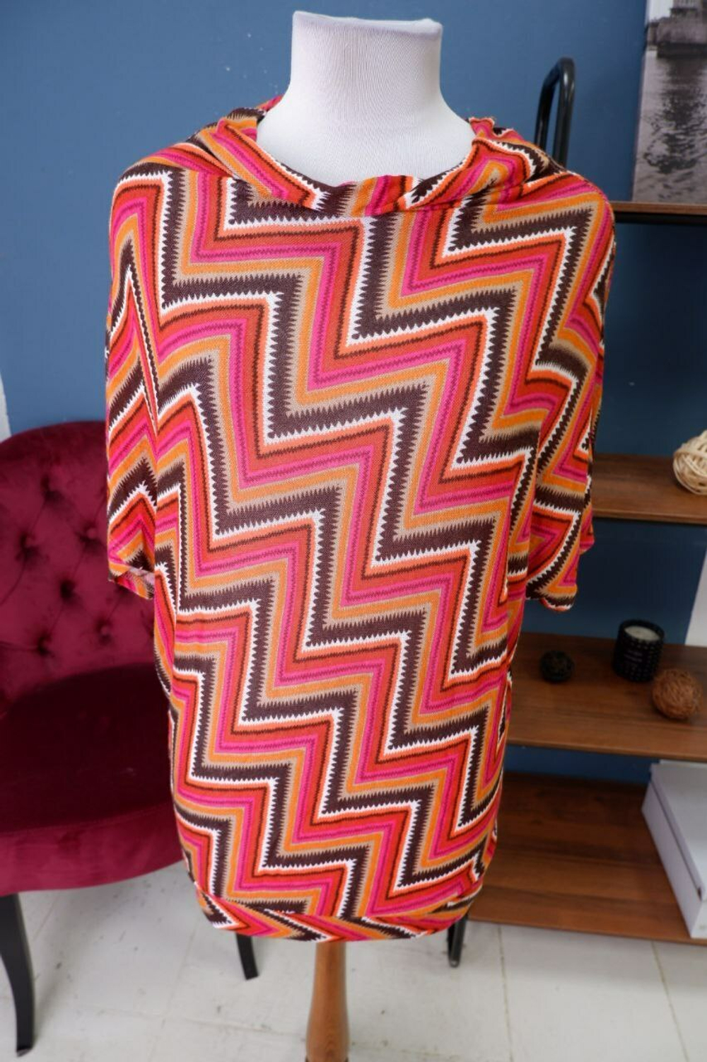 Блузка Deniza с принтом 48 размер, новая