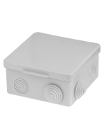 Распаячная коробка ОП 100х100х55мм, крышка, IP54, 8вх. TDM SQ1401-0113