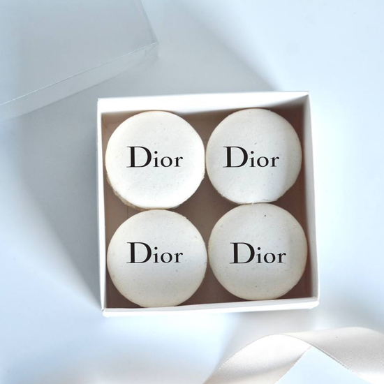 Набор макарон из 4 шт с логотипом компании