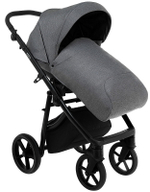 Детская коляска Roan Esso 3 в 1 с автокреслом Pituso Santiso Pro Black ESS114/1 Grey/Black