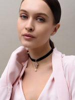 Колье "Matilda pink" Gold
