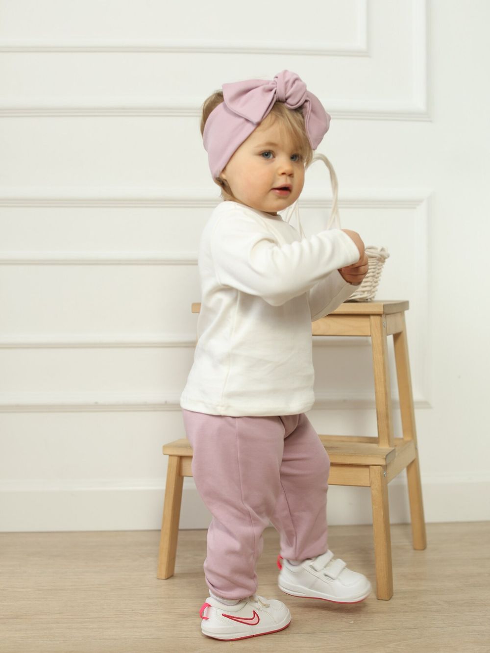 Комплект лонгслив+штанишки+повязка