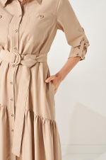 51474 Платье женское (бежевый)