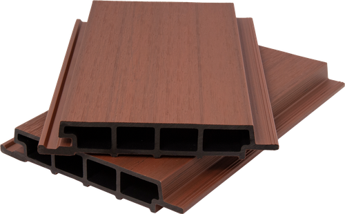 Фасадная доска POLIVAN Nusadua сплошная 3D CO-EXTRUSION 33х200х3600 мм терракот