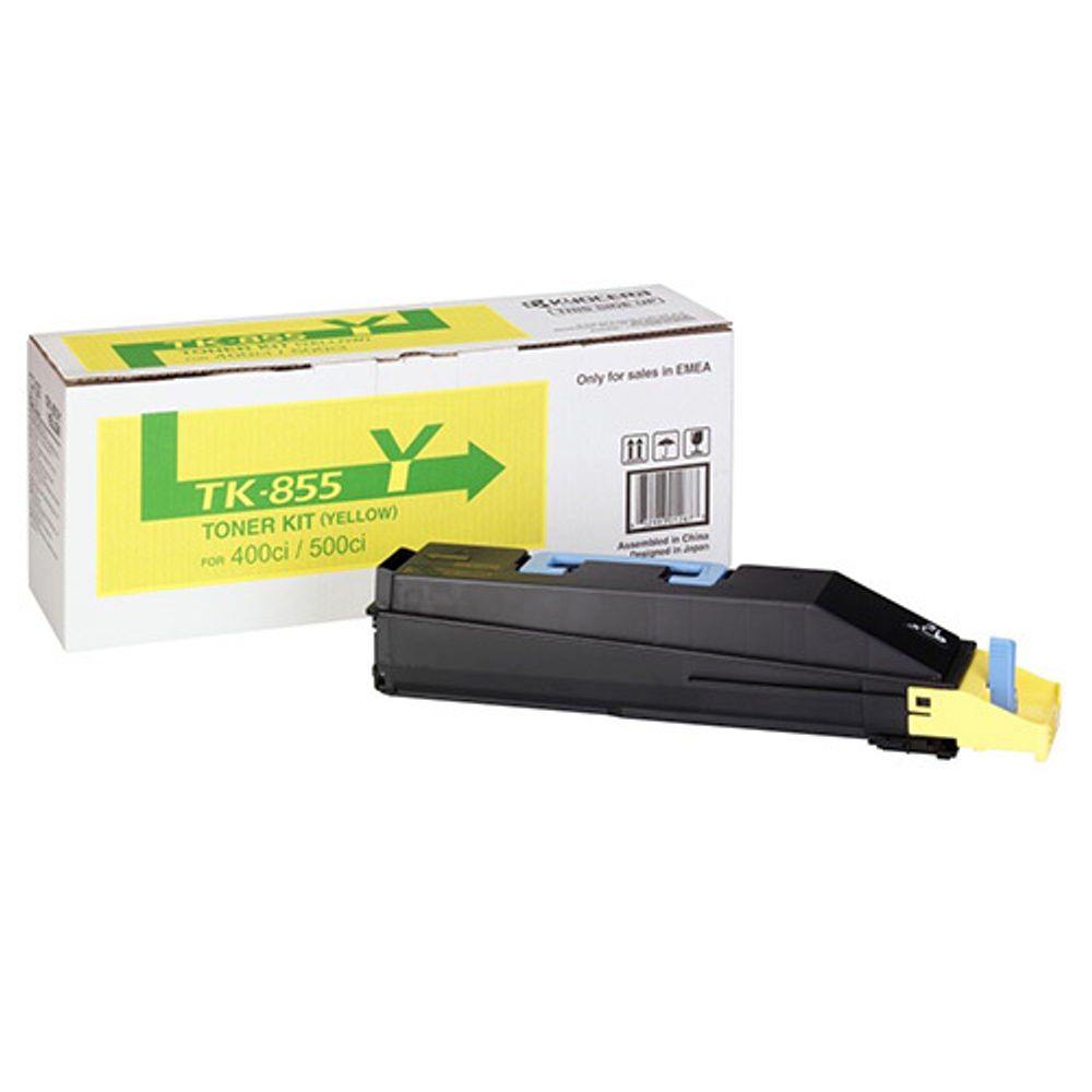 Тонер-картридж Kyocera TK-855Y Yellow для TASKalfa 400ci/500ci/552ci (1T02H7AEU0)