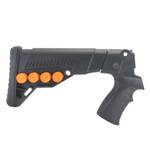 Приклад телескопический с патронташем на Бекас 12, 16, DLG Tactical. Черный