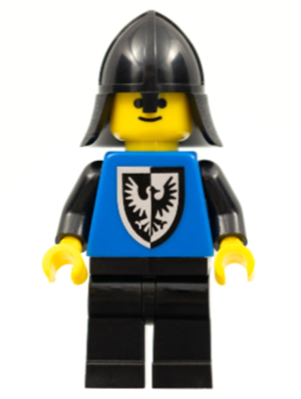 Минифигурка LEGO cas101 Рыцарь Чёрных Соколов (Болтается левая рука)