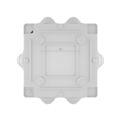 Коробка ответвительная с 6 кабельными вводами DKC 53801 д.25мм IP55, 100х100х50 мм