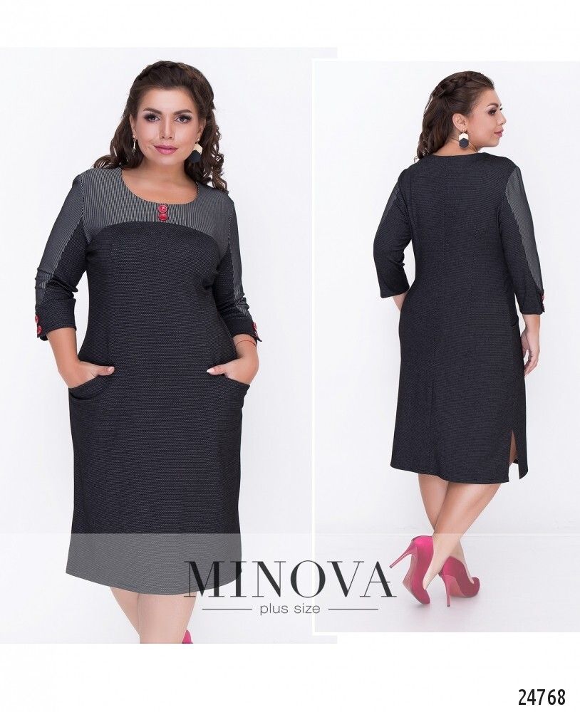 Платье 309-черный Minova Платье 309-черный Minova