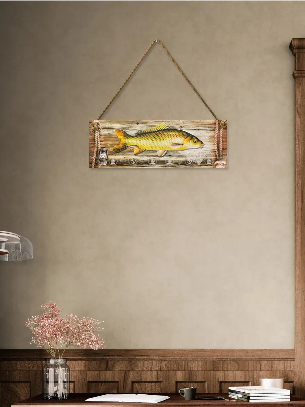 Декор на стену "Сазан" 50*17 см