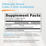 Doctor's Best, Calm-Z с зембрином, 25 мг, 60 растительных капсул
