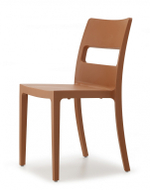 Стул пластиковый Scab Design Sai, терракотовый