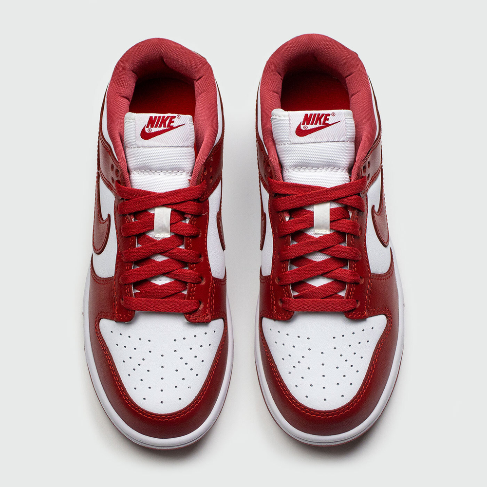 Кроссовки Nike Dunk Low Red White Wmns