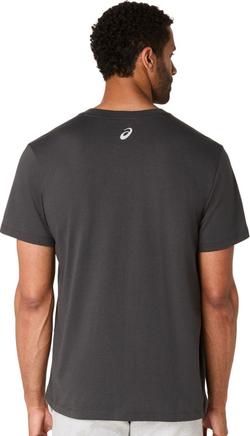 Мужская теннисная футболка Asics Logo Short Sleeve - graphite grey