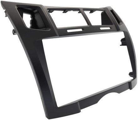 Магнитола для Toyota Vitz 2, Yaris 2 2005-2011 (рамка черная тип 2) - FarCar DX9-9647F2B монитор 9" IPS на Android 13, 4+64Гб, CarPlay