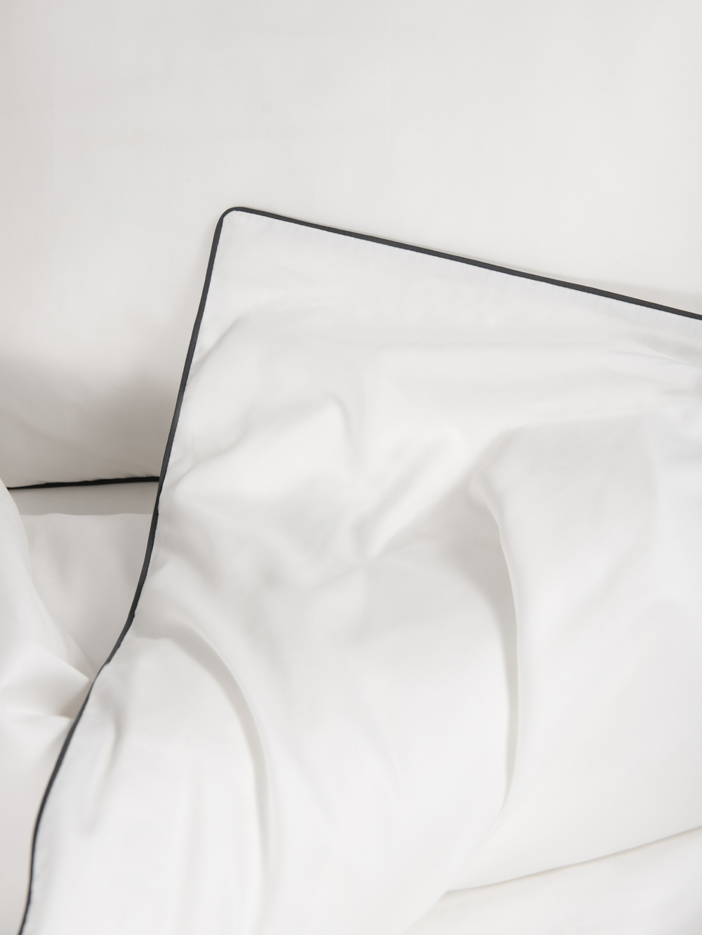 MOON Комплект постельного белья, сатин белый
