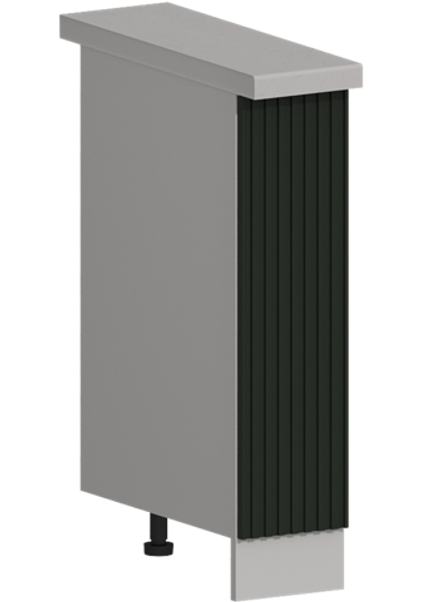 Кухня Модуль ШН 200 Белый / Насыщенно-зеленый