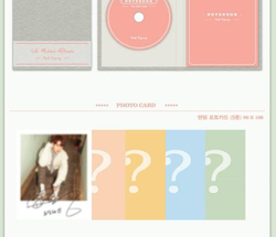 Альбом PARK KYUNG (BLOCK B) - NOTEBOOK 1st Mini Album