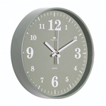 2019-005 Часы настенные круг d=19,5см, корпус оливковый, "Классика", Рубин