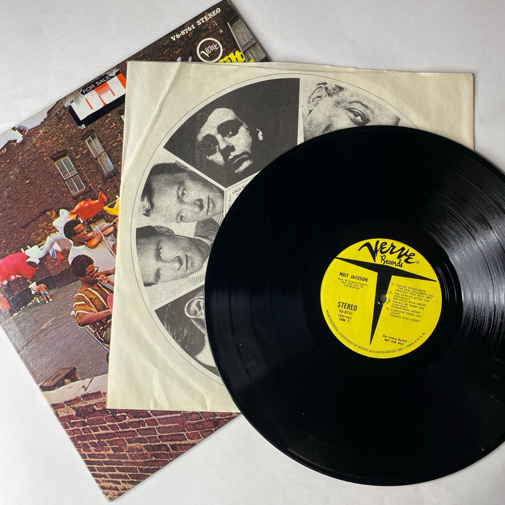 Винтажная виниловая пластинка LP Milt Jackson And The Hip String Quartet (США 1968)