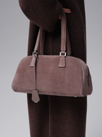 Замшевая сумка DBR 31358 капучино/велюр