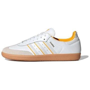 Кроссовки adidas originals SAMBA OG для скейтборда Низкие Белые джинсы Унисекс