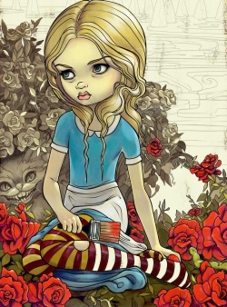 Jasmine Becket-Griffith Alice in Wonderland Coloring Book