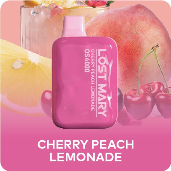 Lost Mary OS4000 - Cherry Peach Lemonade (5% nic)