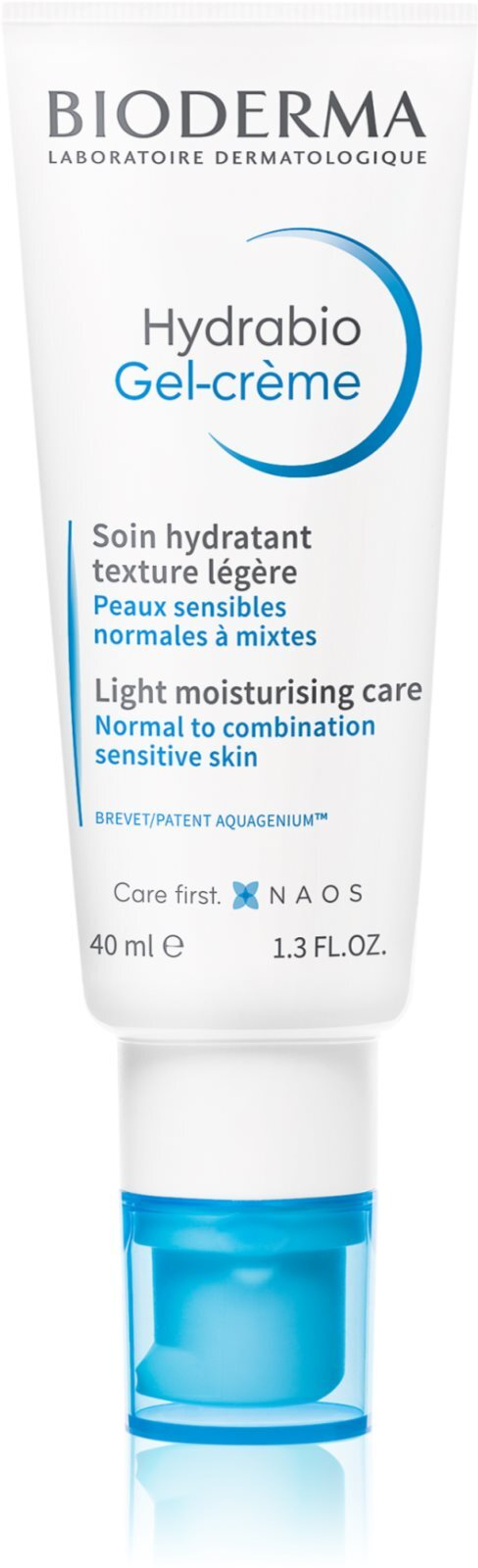 Bioderma Hydrabio Gel-Creme - легкий гелевый увлажняющий крем для чувствительной, нормальной и комбинированной кожи /   40  ml  / GTIN 3401329447809
