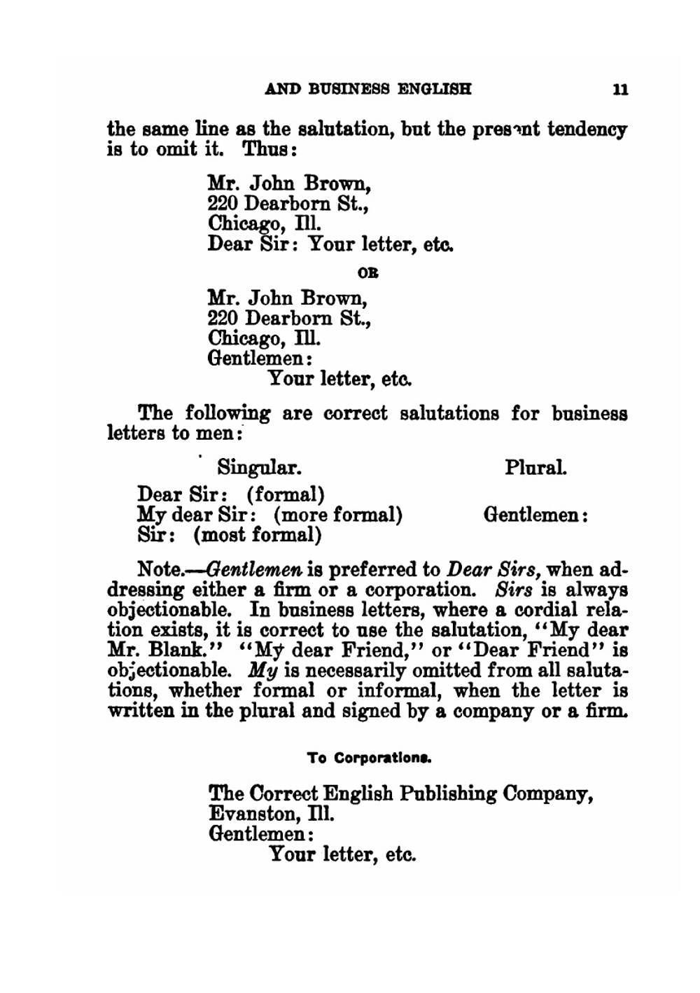 Correct business letter writing and business English | Josephine Turck Baker