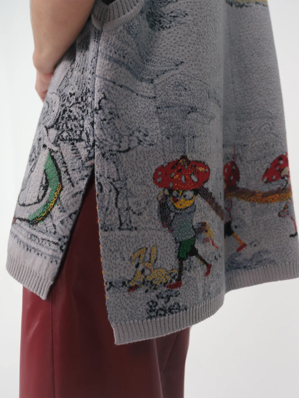 Жилет принтованный OLA OLA