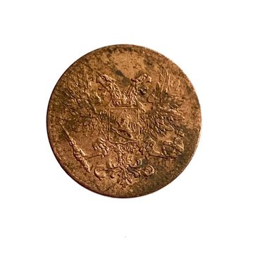 1 пенни 1917 (монета для Финляндии)